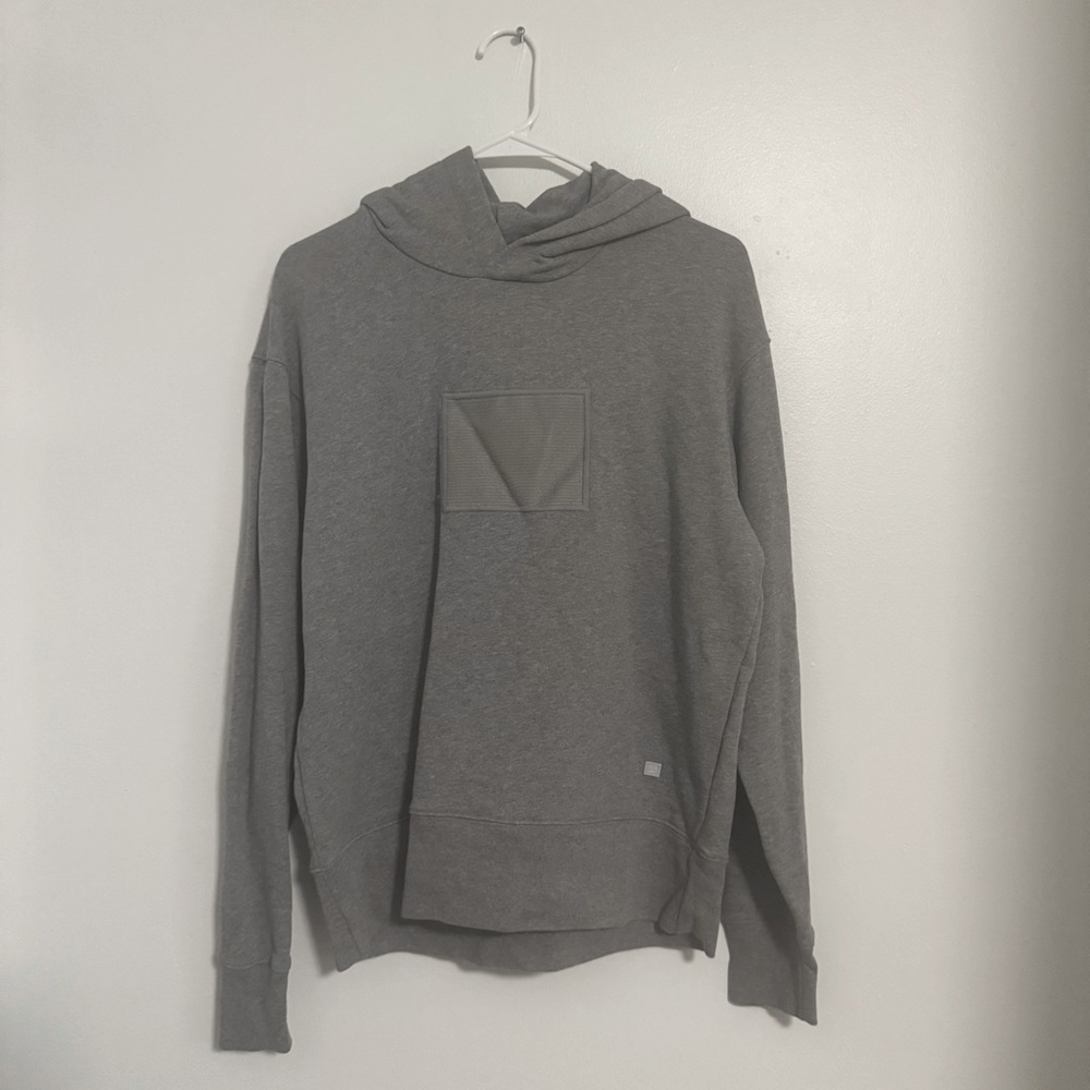 Acne Studios Gray Hoodie Velcro Front Patch